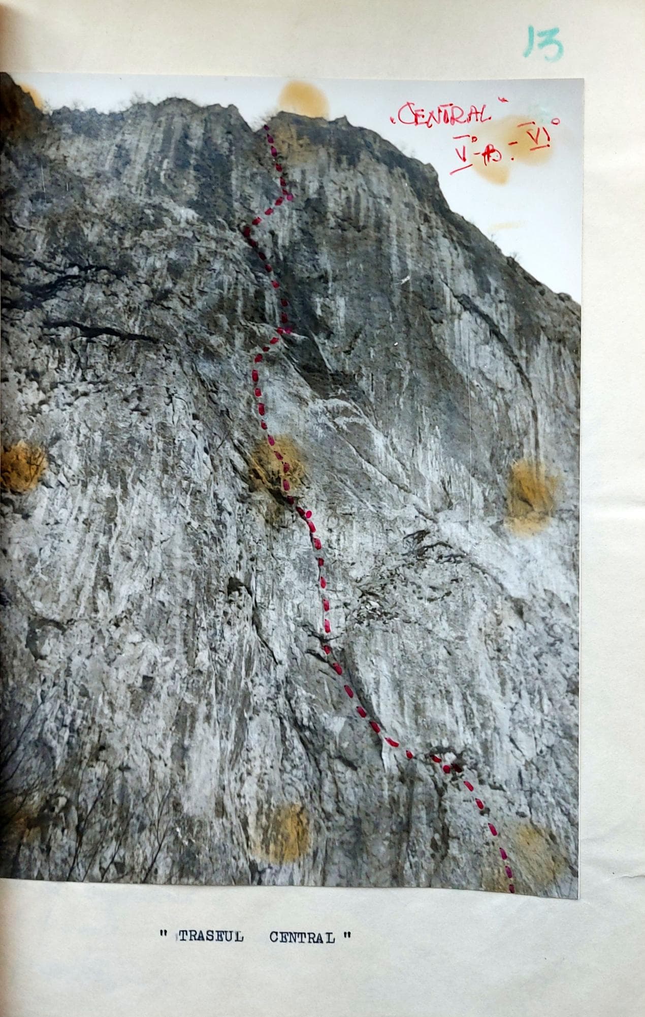 Linie traseu