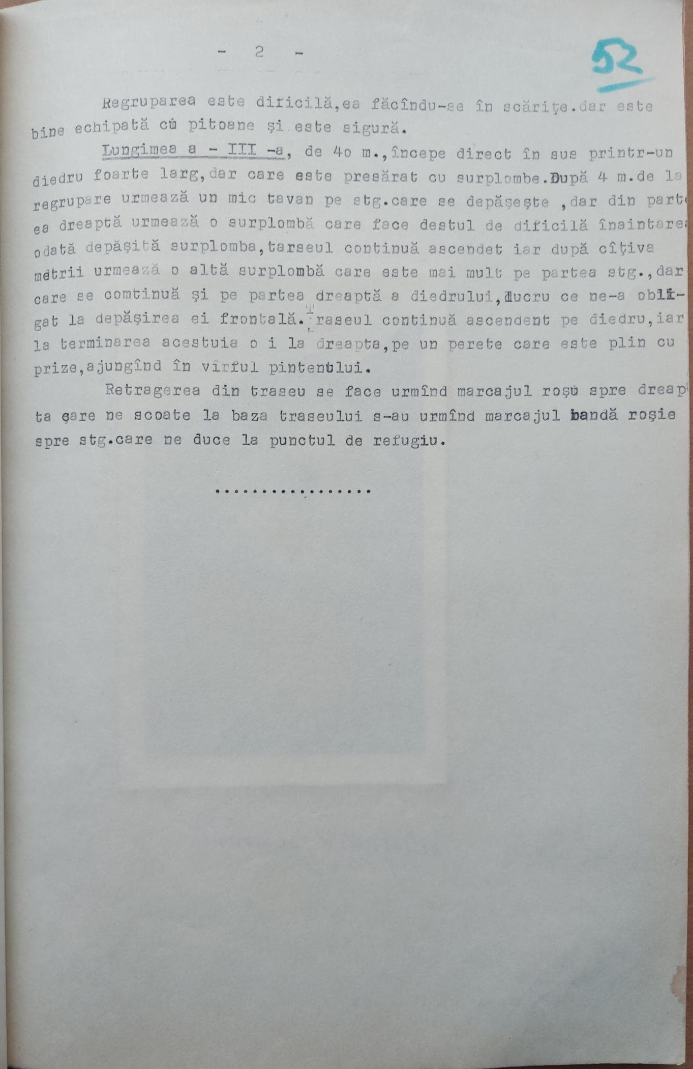 Fotografie traseu