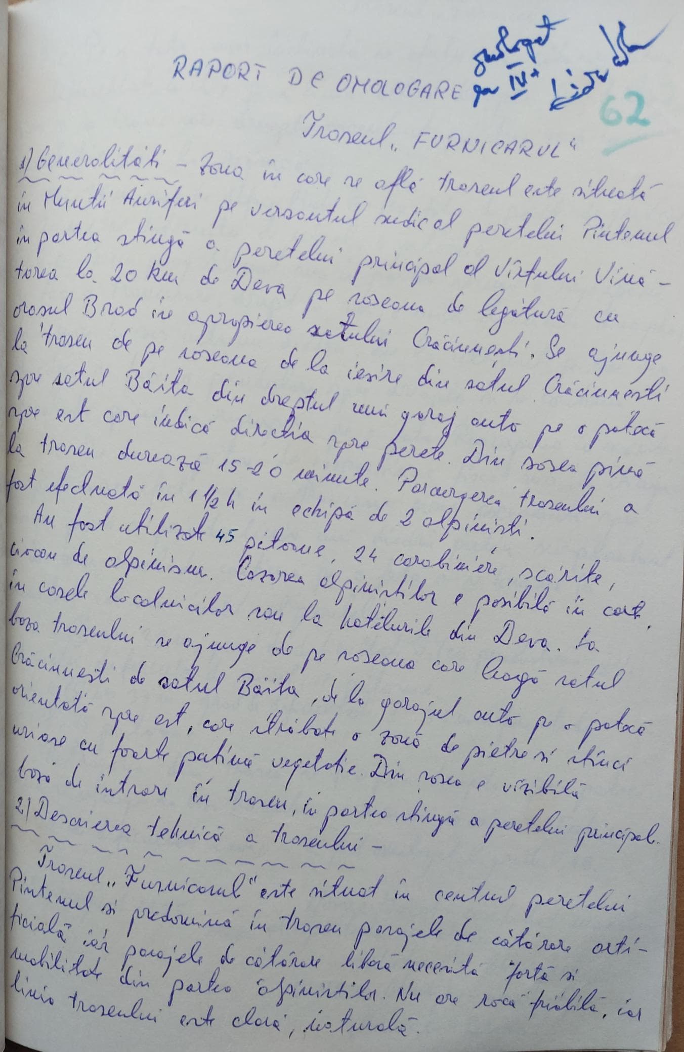 Fotografie traseu