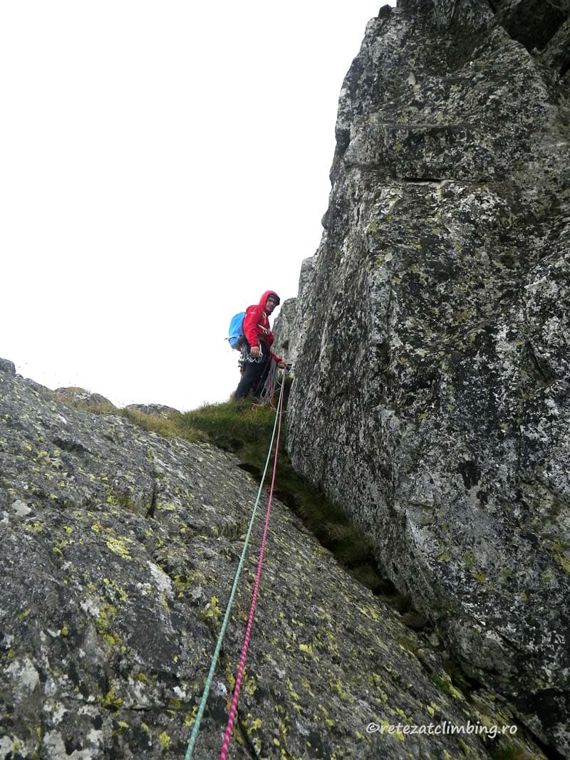 Regrupare. Sursă foto: retezatclimbing.ro