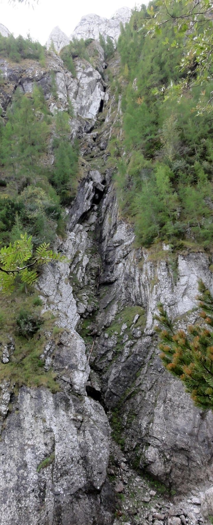 Valcelul Pieziș, vedere de la intrarea în Brâna Caprelor. Sursă foto: Rupi (2013))