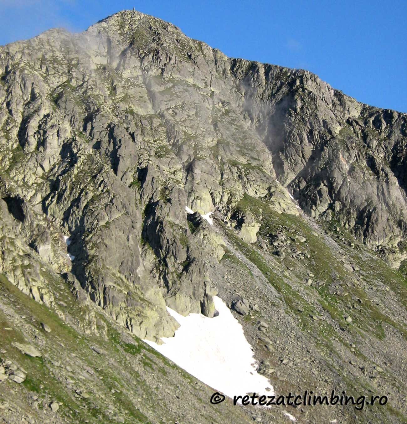 Peretele Nordic Păpușa. Sursă foto: retezatclimbing.ro
