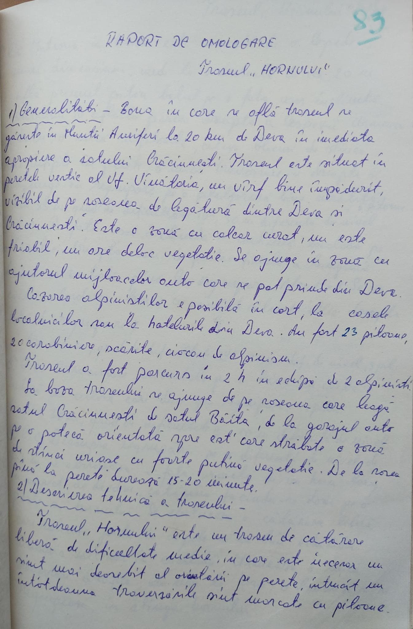 Fotografie traseu