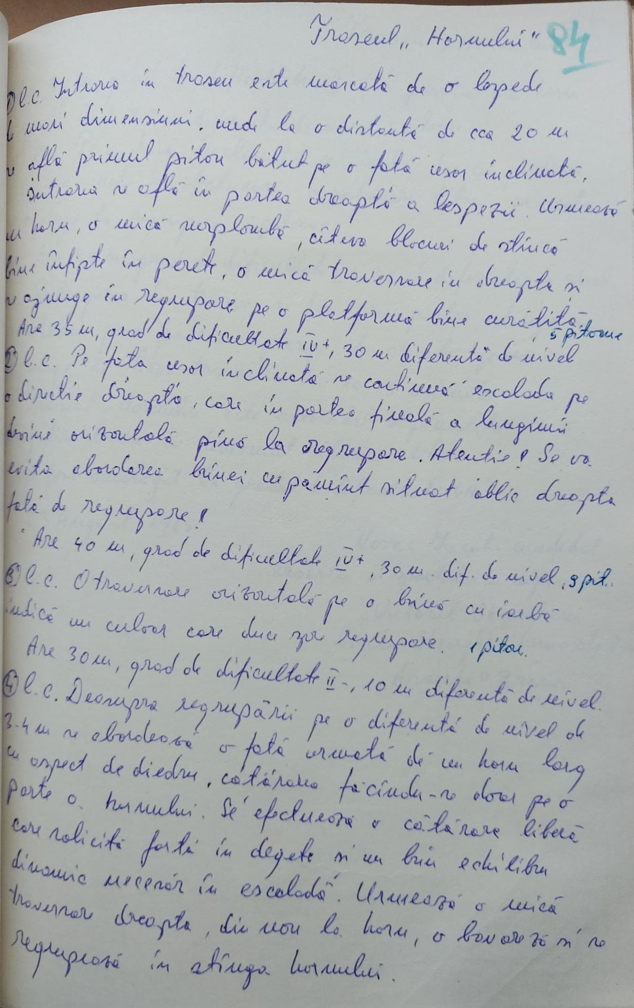 Fotografie traseu