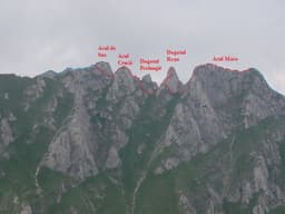 Acele (Colții) Morarului - traversare
