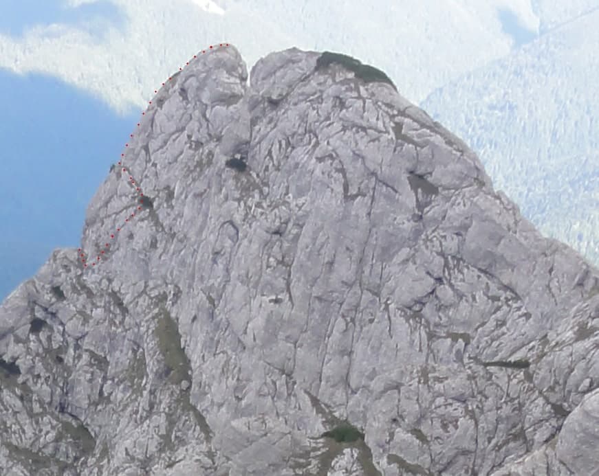 Estimare a traseului dupa descrierea din Buletinul Alpin Estimare a traseului dupa descrierea din Buletinul Alpin